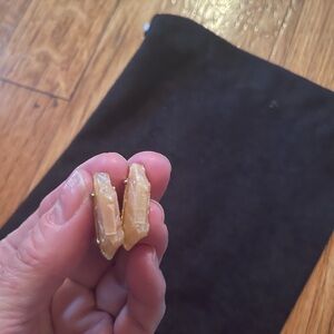 Anthropologie Unique Crystal Earrings